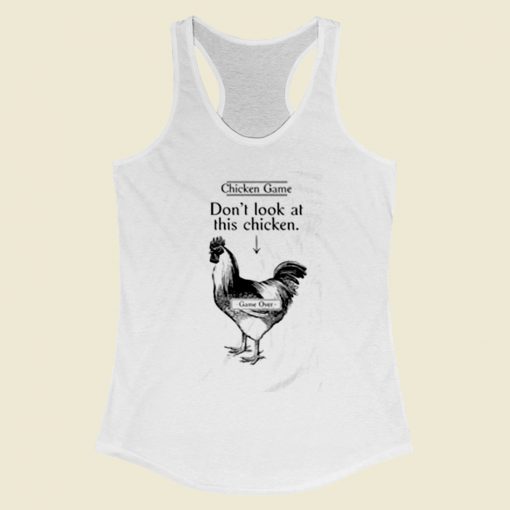 Chicken Game Women Racerback Tank Top