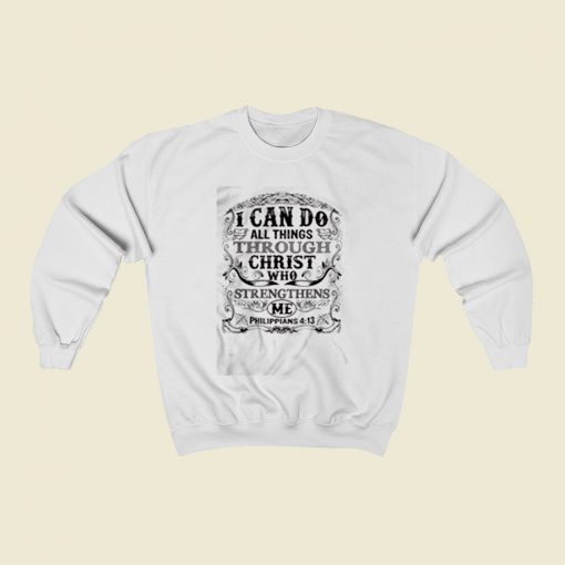 Christian Scripture Christmas Sweatshirt Style