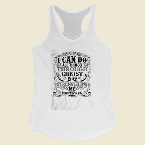 Christian Scripture Women Racerback Tank Top