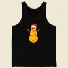 Christmas Basketball Snowman Men Tank Top