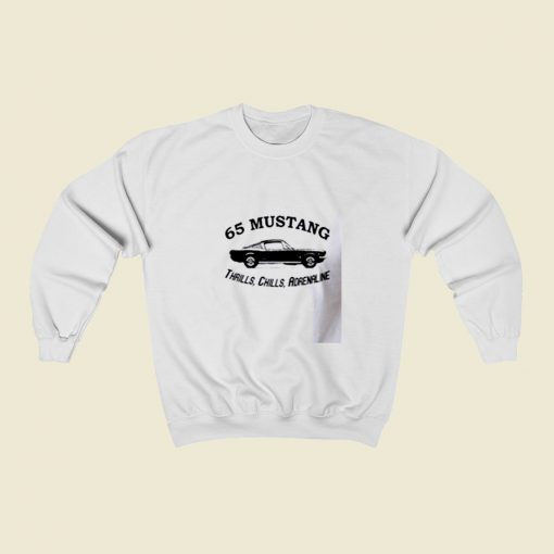 Classic Car Of 1965 Ford Mustang Christmas Sweatshirt Style