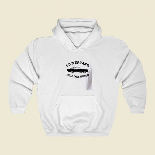 Classic Car Of 1965 Ford Mustang Street Hoodie Style