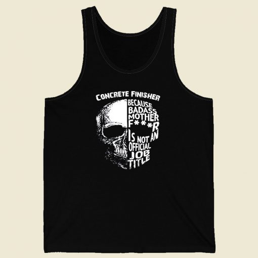 Concrete Finisher Men Tank Top