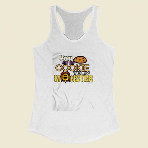 Cookies To My Monster Women Racerback Tank Top