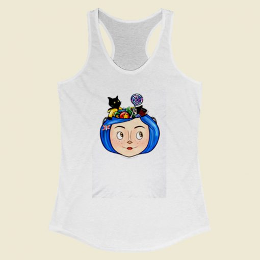 Coraline Bucket Women Racerback Tank Top