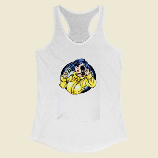 Coraline Cartoon Women Racerback Tank Top