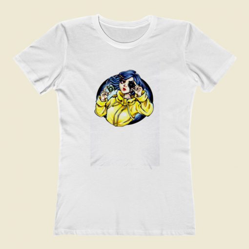 Coraline Cartoon Women T Shirt Style