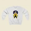 Coraline Doll Chibi Christmas Sweatshirt Style