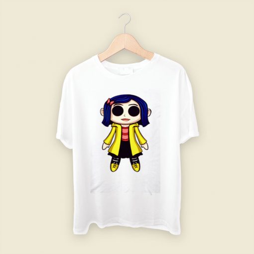 Coraline Doll Chibi Men T Shirt Style