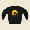 Corgi Dog 80s Fashionable Sweatshirt