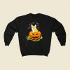 Corgi Dog Lovers Pumpkin 80s Fashionable Sweatshirt