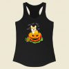 Corgi Dog Lovers Pumpkin Racerback Tank Top Style