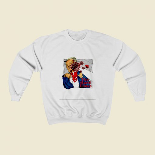 Corona Punch Trump The Hard Times Christmas Sweatshirt Style