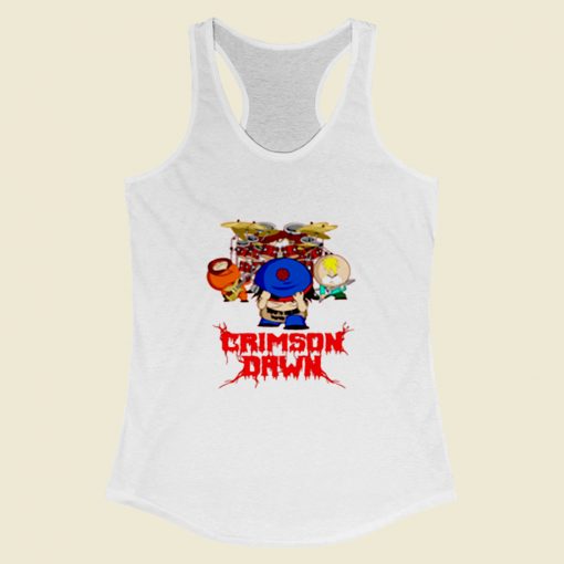 Crimson Dawn Women Racerback Tank Top