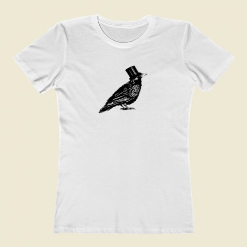 Crow Hat Mens White Women T Shirt Style