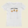 Cute Pooh Quarantine Stay Home Women T Shirt Style