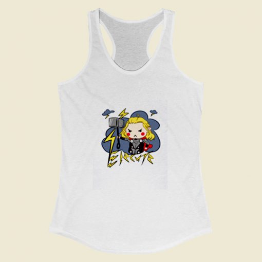 Cute Thor Women Racerback Tank Top