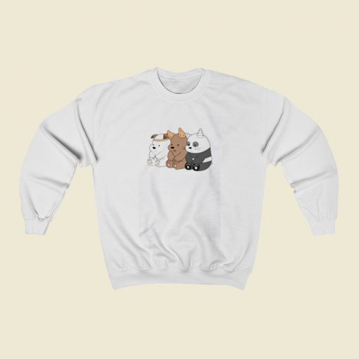 Cute Three Bear Christmas Sweatshirt Style