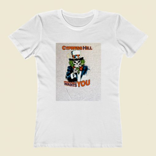 Cypress Hill Wants You Heather Women T Shirt Style