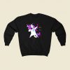 Dabbing Unicorn Soccer 80s Fashionable Sweatshirt