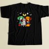 Dachshund Friend Halloween 80s Men T Shirt