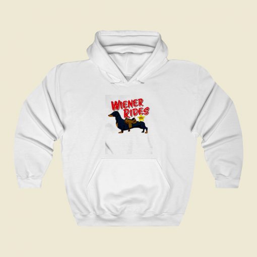 Dachshund Wiener Rides 25c Street Hoodie Style