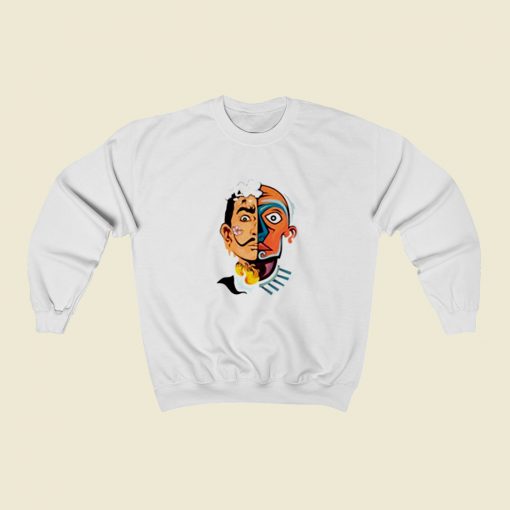 Dali And Picasso Christmas Sweatshirt Style