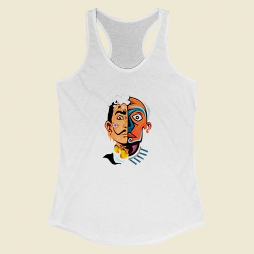 Dali And Picasso Women Racerback Tank Top