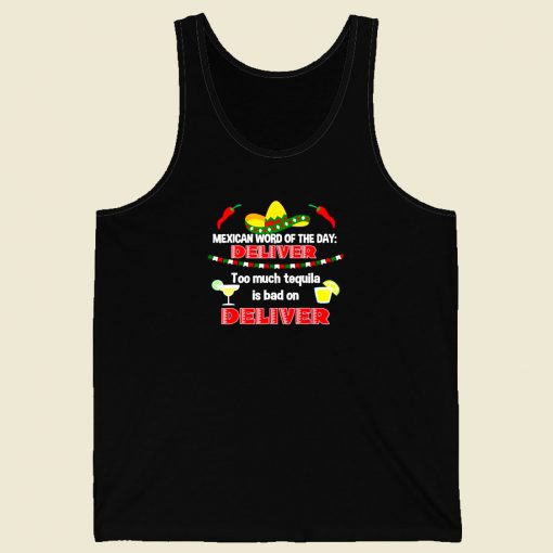 Deliver Mexican Men Tank Top