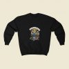 Dia De Los Muertos 80s Fashionable Sweatshirt