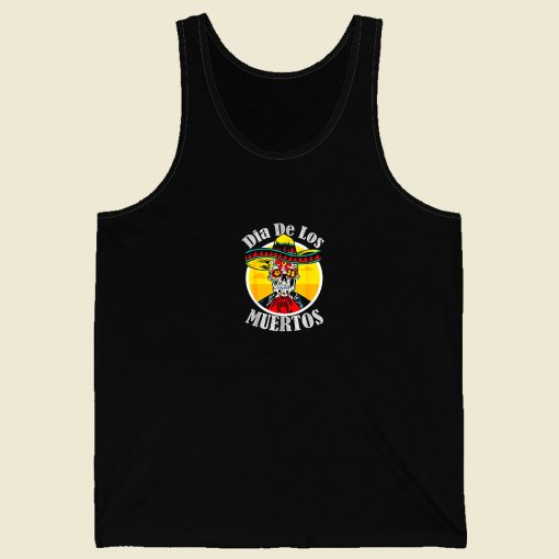 Dia De Los Muertos Day Of The Dead Skull Men Tank Top