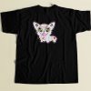 Dia De Los Muertos Sugar Skull Corgi 80s Men T Shirt