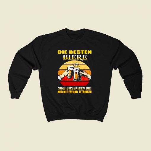 Die Besten Biere 80s Fashionable Sweatshirt