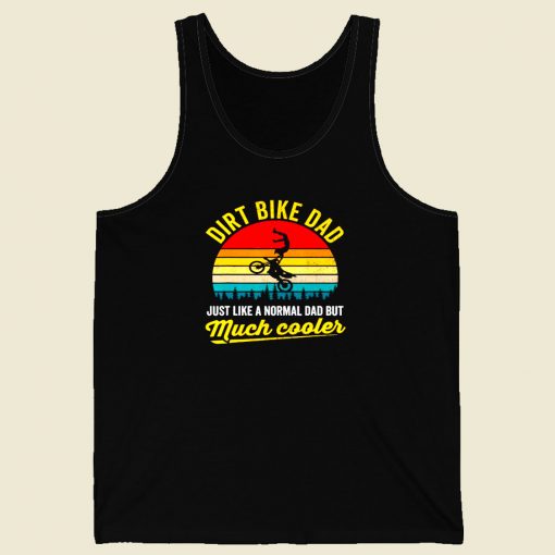 Dirt Bike Dad Father Men Tank Top