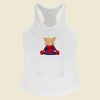 Disgruntled Spider Kittey Women Racerback Tank Top