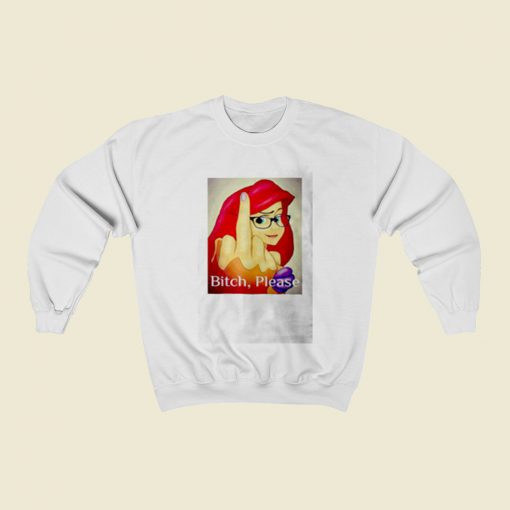 Disney Princess Ariel Bitch Christmas Sweatshirt Style