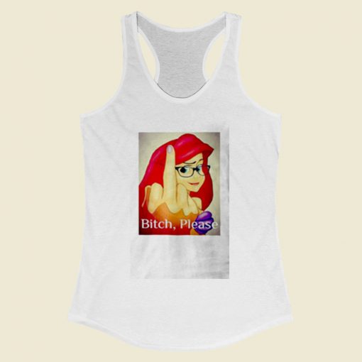 Disney Princess Ariel Bitch Women Racerback Tank Top