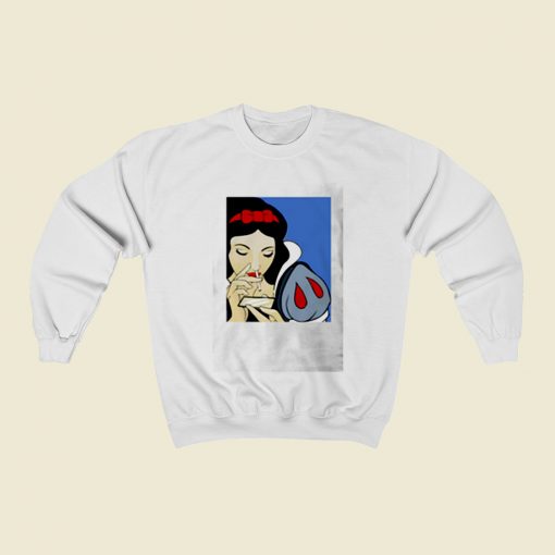 Disney Princess Snow White Cocain Christmas Sweatshirt Style