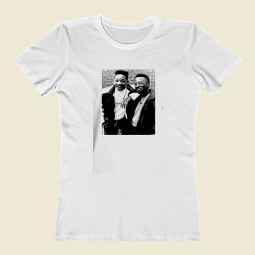 Dj Jazzy Jeff And Fresh Prince Will Smith Photo Women T Shirt Style