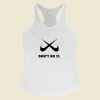 Dont Do It Fake Anti Logo Women Racerback Tank Top