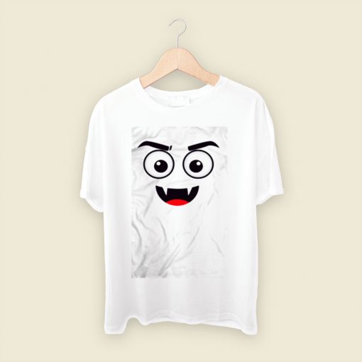 Dracula And Vampire Emoji Face Men T Shirt Style