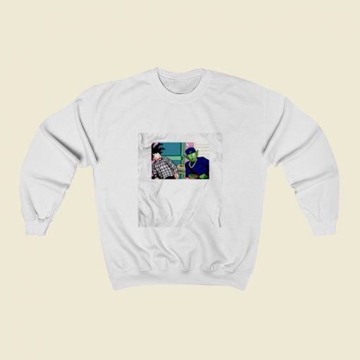 Dragon Ball Z Friday Parody Christmas Sweatshirt Style