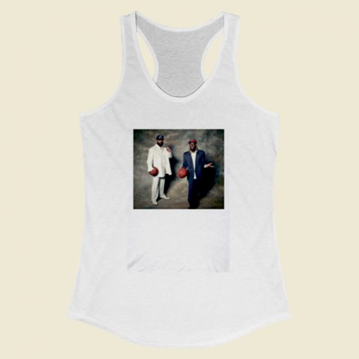 Drake Rap And Lil Durk Laught Now Cryie Ball Women Racerback Tank Top