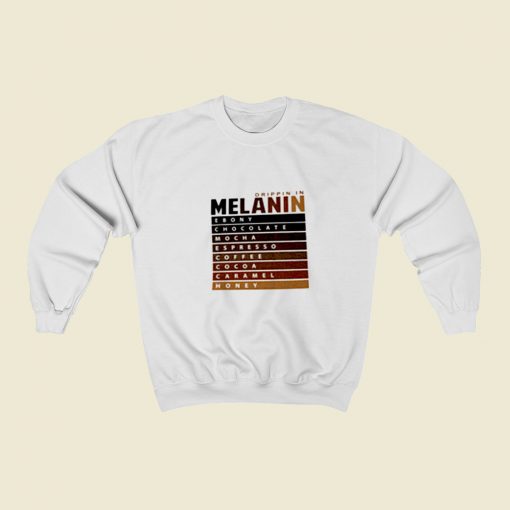 Drippin In Melanin Christmas Sweatshirt Style