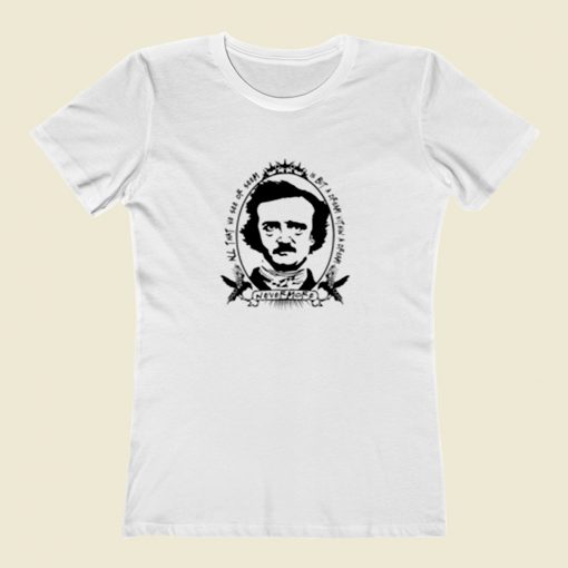 Edgar Allan Poe Women T Shirt Style