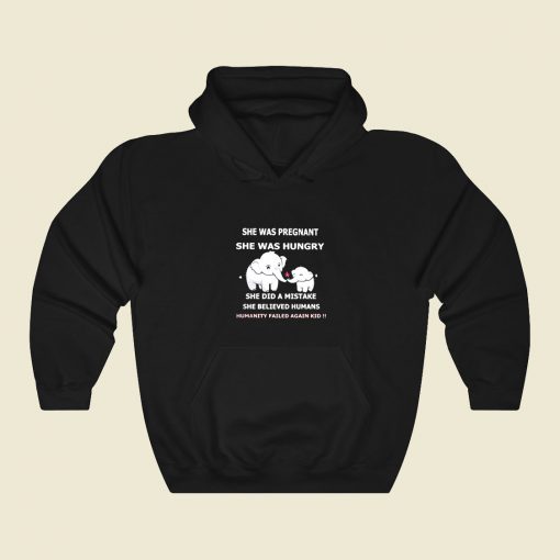 Elephant Free Mom Hugs 80s Hoodie Fashion