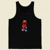 Elmo Sesame Street Cartoon Retro Jim Henson Men Tank Top