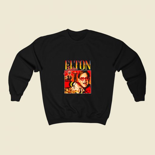 Elton John Homage 80s Fashionable Sweatshirt