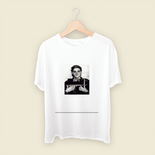 Elvis Presley Mug Shot Men T Shirt Style