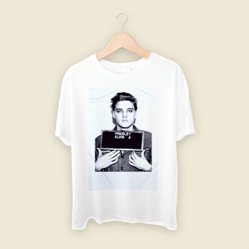 Elvis Presley Mugshot Men T Shirt Style